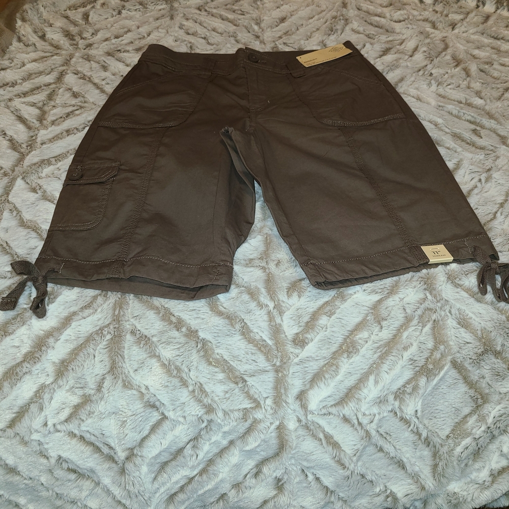 St. John's Bay Chocolate Brown Women's Bermudas